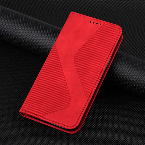 Coque Portefeuille Livre Cuir Etui Clapet H07X pour Google Pixel 6a 5G Rouge