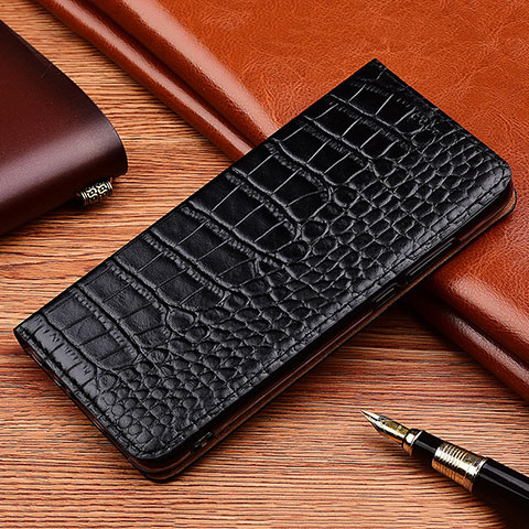 Coque Portefeuille Livre Cuir Etui Clapet H08P pour Asus ZenFone 8 Mini Noir