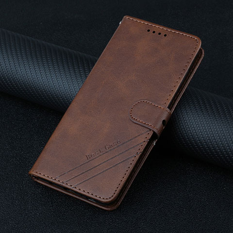 Coque Portefeuille Livre Cuir Etui Clapet H08X pour Google Pixel 6a 5G Marron