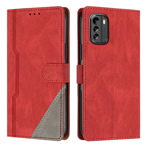 Coque Portefeuille Livre Cuir Etui Clapet H09X pour Nokia G60 5G Rouge