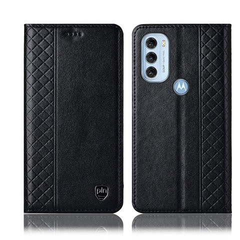 Coque Portefeuille Livre Cuir Etui Clapet H10P pour Motorola Moto G71 5G Noir