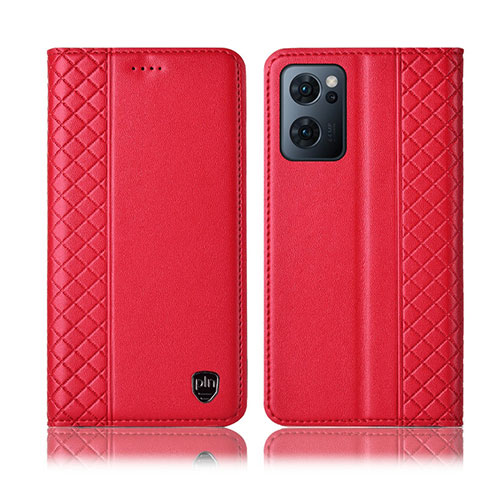 Coque Portefeuille Livre Cuir Etui Clapet H10P pour OnePlus Nord CE 2 5G Rouge