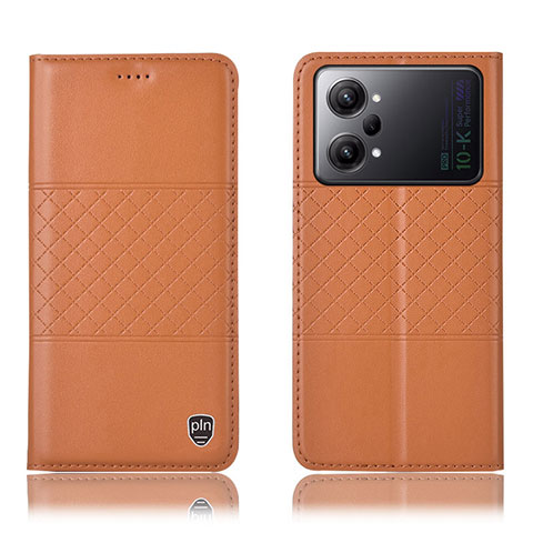 Coque Portefeuille Livre Cuir Etui Clapet H10P pour Oppo K10 Pro 5G Orange