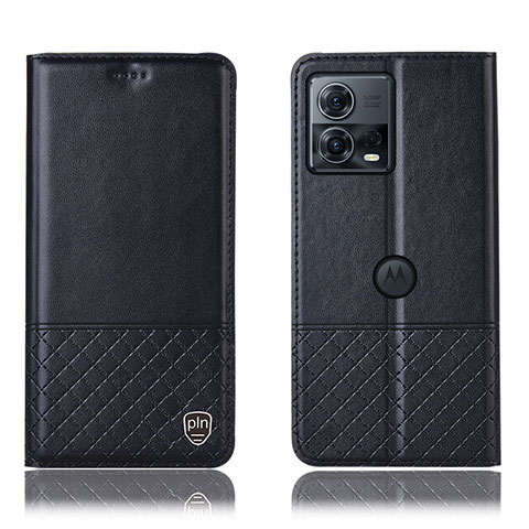 Coque Portefeuille Livre Cuir Etui Clapet H11P pour Motorola Moto S30 Pro 5G Noir