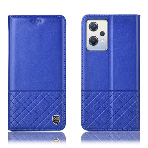 Coque Portefeuille Livre Cuir Etui Clapet H11P pour OnePlus Nord CE 2 Lite 5G Bleu