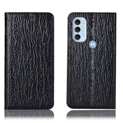 Coque Portefeuille Livre Cuir Etui Clapet H15P pour Motorola Moto G71 5G Noir