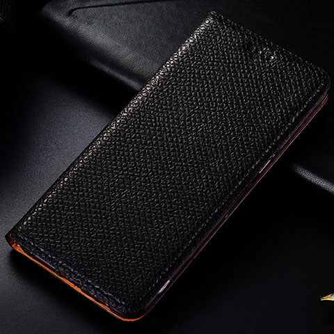 Coque Portefeuille Livre Cuir Etui Clapet H15P pour Samsung Galaxy A71 4G A715 Noir