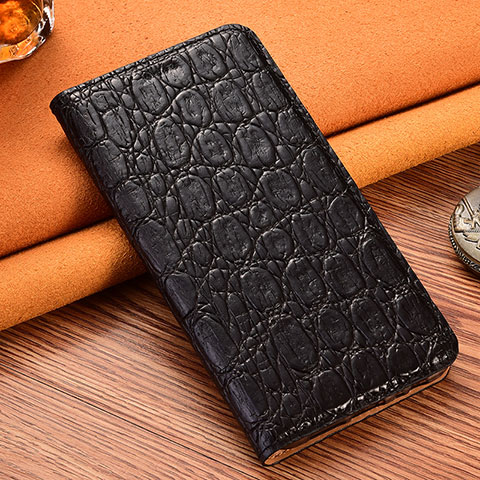 Coque Portefeuille Livre Cuir Etui Clapet H16P pour Huawei Mate 60 Pro Noir