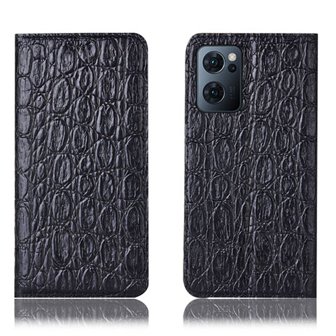 Coque Portefeuille Livre Cuir Etui Clapet H16P pour OnePlus Nord CE 2 5G Noir