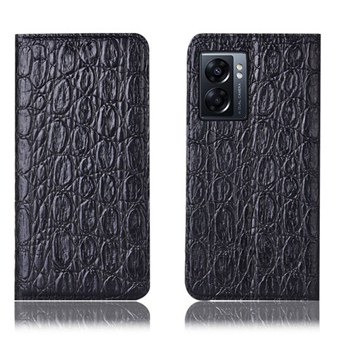 Coque Portefeuille Livre Cuir Etui Clapet H16P pour OnePlus Nord N300 5G Noir