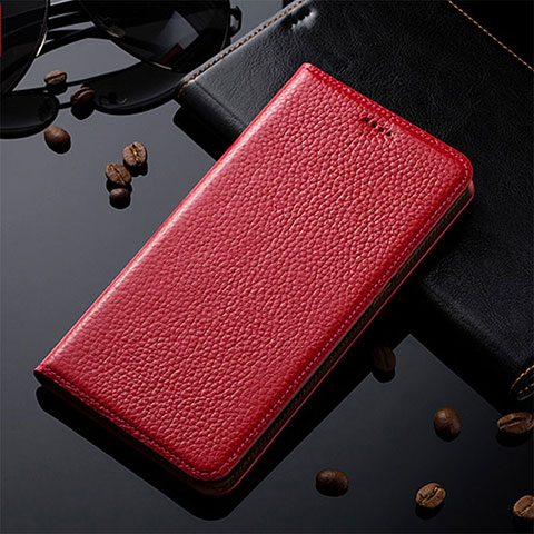 Coque Portefeuille Livre Cuir Etui Clapet H17P pour Vivo iQOO 9 Pro 5G Rouge