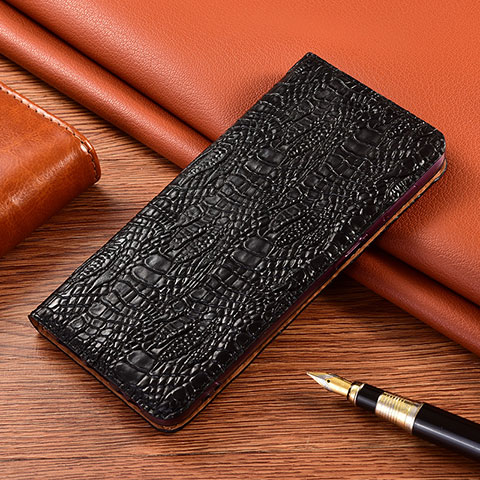 Coque Portefeuille Livre Cuir Etui Clapet H17P pour Xiaomi Redmi 9 Noir