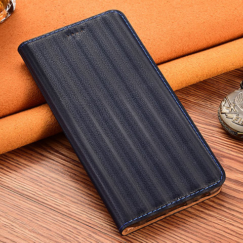 Coque Portefeuille Livre Cuir Etui Clapet H18P pour Motorola Moto Edge 20 Lite 5G Bleu