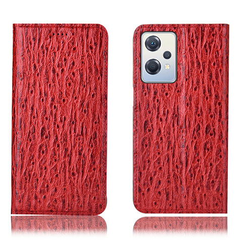 Coque Portefeuille Livre Cuir Etui Clapet H18P pour OnePlus Nord CE 2 Lite 5G Rouge