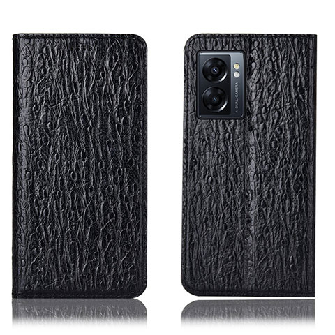 Coque Portefeuille Livre Cuir Etui Clapet H18P pour OnePlus Nord N300 5G Noir