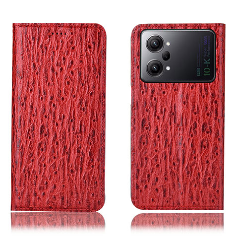 Coque Portefeuille Livre Cuir Etui Clapet H18P pour Oppo K10 Pro 5G Rouge