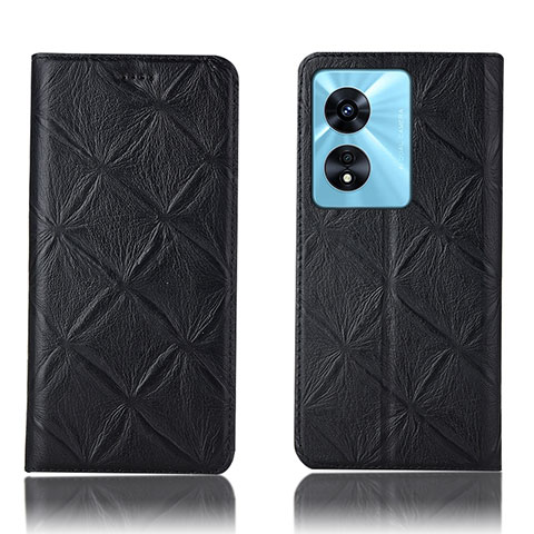 Coque Portefeuille Livre Cuir Etui Clapet H19P pour Oppo A1 5G Noir