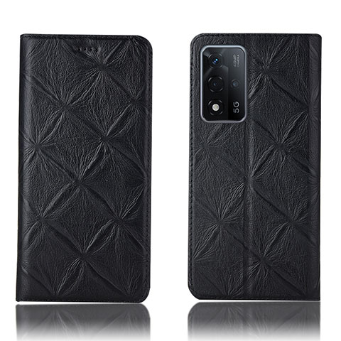 Coque Portefeuille Livre Cuir Etui Clapet H19P pour Oppo A93s 5G Noir