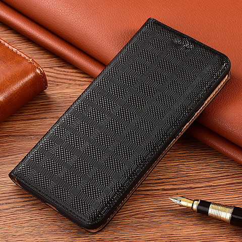 Coque Portefeuille Livre Cuir Etui Clapet H20P pour OnePlus 9 5G Noir