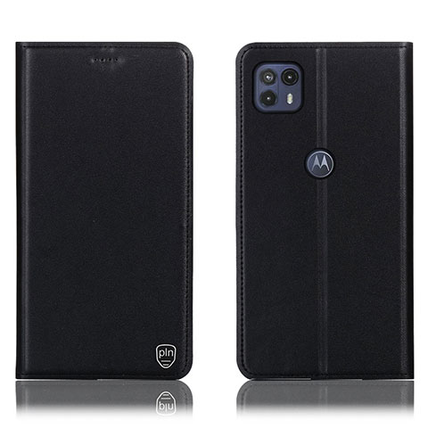 Coque Portefeuille Livre Cuir Etui Clapet H21P pour Motorola Moto G50 5G Noir