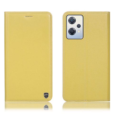 Coque Portefeuille Livre Cuir Etui Clapet H21P pour OnePlus Nord CE 2 Lite 5G Jaune