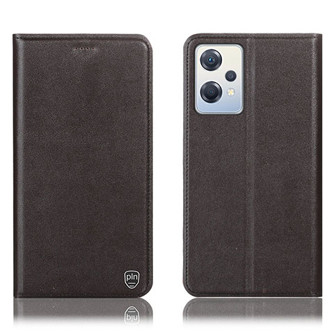 Coque Portefeuille Livre Cuir Etui Clapet H21P pour OnePlus Nord CE 2 Lite 5G Marron