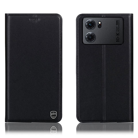 Coque Portefeuille Livre Cuir Etui Clapet H21P pour Oppo K10 5G Noir