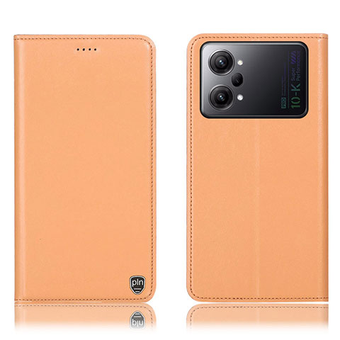 Coque Portefeuille Livre Cuir Etui Clapet H21P pour Oppo K10 Pro 5G Orange