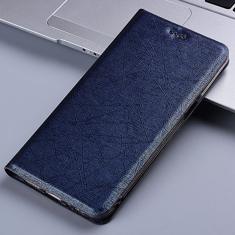 Coque Portefeuille Livre Cuir Etui Clapet H22P pour Apple iPhone 11 Bleu