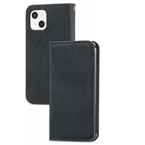 Coque Portefeuille Livre Cuir Etui Clapet H30 pour Apple iPhone 15 Noir