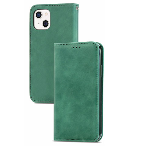 Coque Portefeuille Livre Cuir Etui Clapet H30 pour Apple iPhone 15 Plus Vert