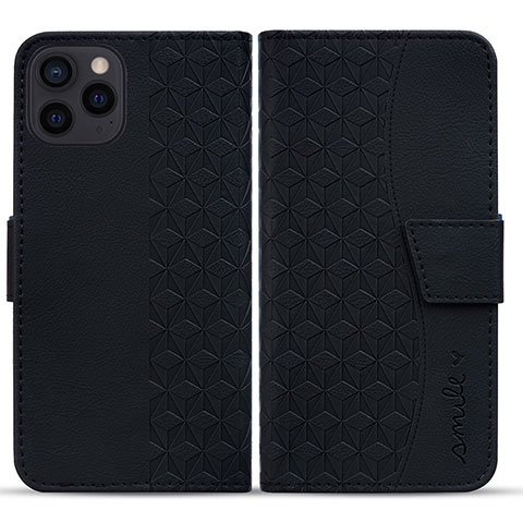 Coque Portefeuille Livre Cuir Etui Clapet HF1 pour Apple iPhone 14 Pro Max Noir