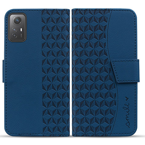 Coque Portefeuille Livre Cuir Etui Clapet HF1 pour Xiaomi Redmi Note 12S Bleu