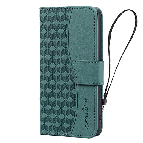 Coque Portefeuille Livre Cuir Etui Clapet HF2 pour Apple iPhone 14 Vert