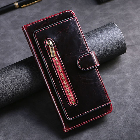 Coque Portefeuille Livre Cuir Etui Clapet JDK pour Xiaomi Redmi K40 Pro+ Plus 5G Rouge