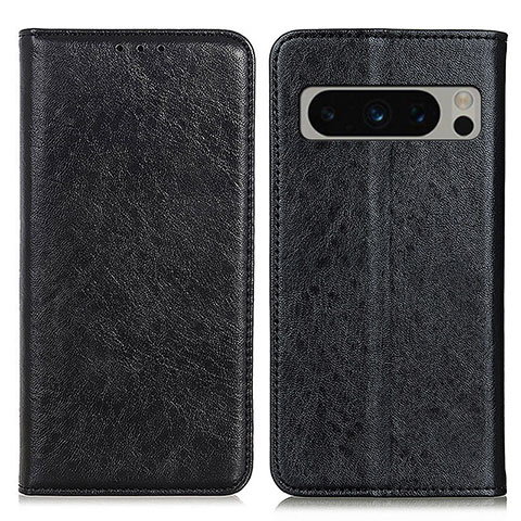 Coque Portefeuille Livre Cuir Etui Clapet K01Z pour Google Pixel 8 Pro 5G Noir