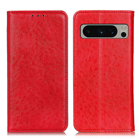 Coque Portefeuille Livre Cuir Etui Clapet K01Z pour Google Pixel 8 Pro 5G Rouge