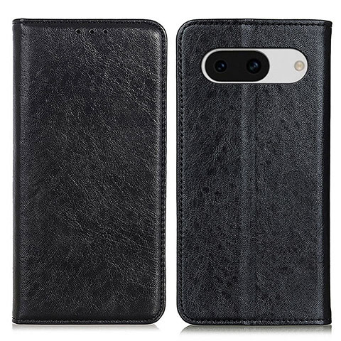 Coque Portefeuille Livre Cuir Etui Clapet K01Z pour Google Pixel 8a 5G Noir