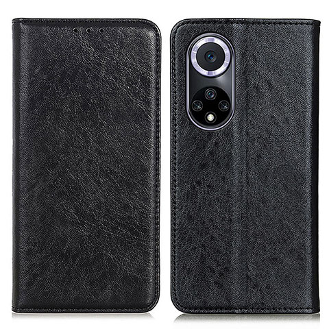 Coque Portefeuille Livre Cuir Etui Clapet K01Z pour Huawei Honor 50 5G Noir