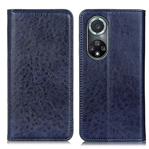 Coque Portefeuille Livre Cuir Etui Clapet K01Z pour Huawei Nova 9 Pro Bleu