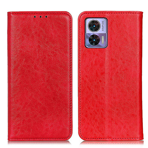 Coque Portefeuille Livre Cuir Etui Clapet K01Z pour Motorola Moto Edge 30 Neo 5G Rouge