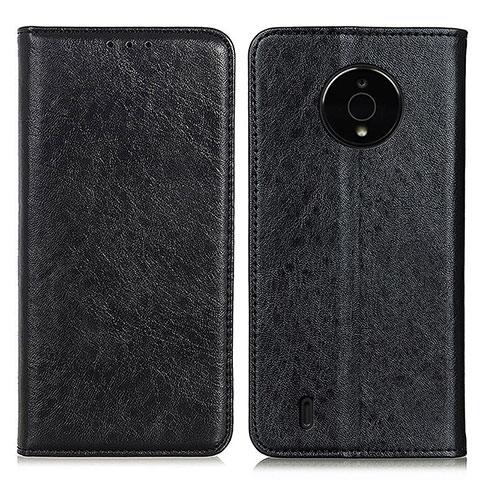 Coque Portefeuille Livre Cuir Etui Clapet K01Z pour Nokia C200 Noir