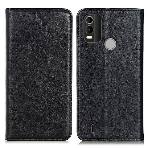 Coque Portefeuille Livre Cuir Etui Clapet K01Z pour Nokia C21 Plus Noir