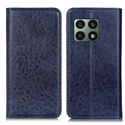 Coque Portefeuille Livre Cuir Etui Clapet K01Z pour OnePlus 10 Pro 5G Bleu