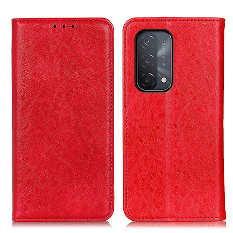 Coque Portefeuille Livre Cuir Etui Clapet K01Z pour OnePlus Nord N200 5G Rouge