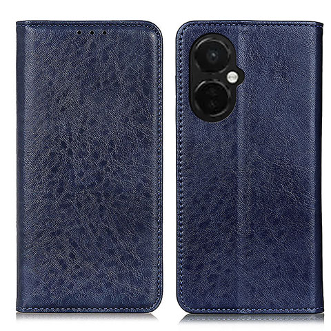 Coque Portefeuille Livre Cuir Etui Clapet K01Z pour OnePlus Nord N30 5G Bleu