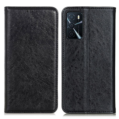 Coque Portefeuille Livre Cuir Etui Clapet K01Z pour Oppo A16s Noir