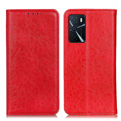 Coque Portefeuille Livre Cuir Etui Clapet K01Z pour Oppo A16s Rouge