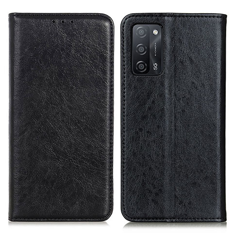 Coque Portefeuille Livre Cuir Etui Clapet K01Z pour Oppo A56 5G Noir