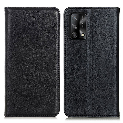 Coque Portefeuille Livre Cuir Etui Clapet K01Z pour Oppo A74 4G Noir